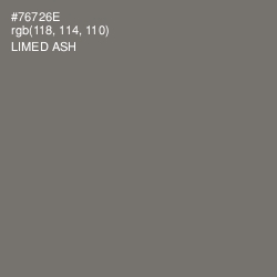 #76726E - Limed Ash Color Image